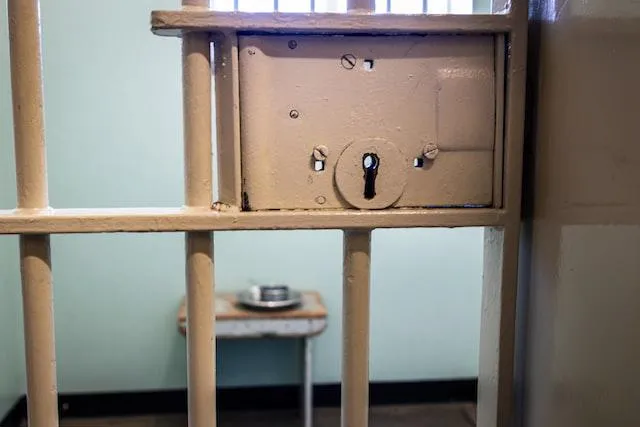 Image of a prison cell door