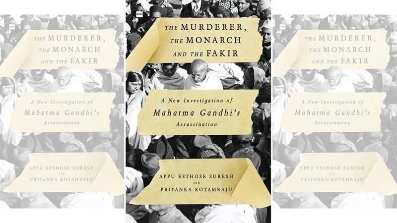 The front cover of "The murderer, the monarch and the Fakir" book