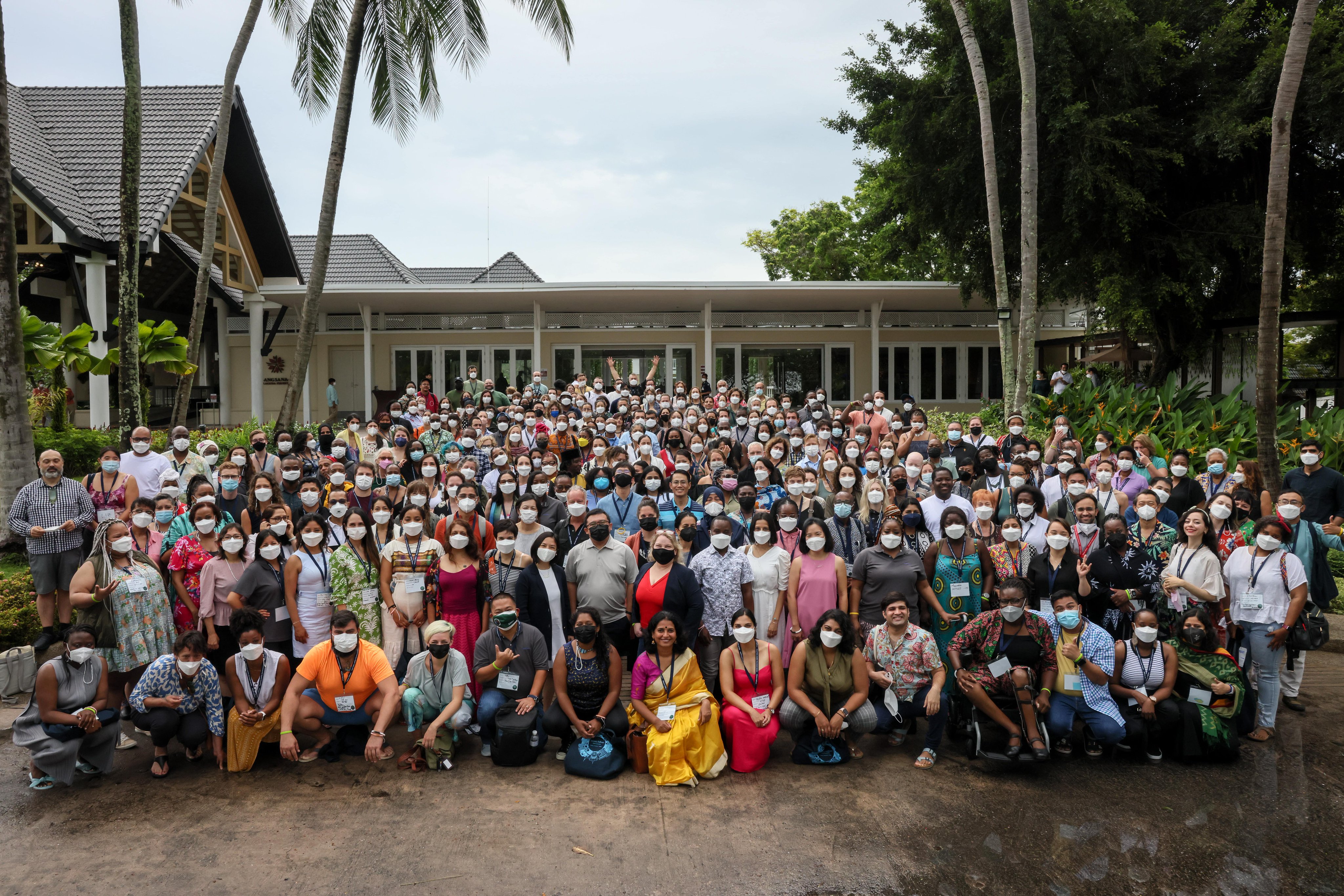 Group photo of Fellows from all the seven Atlantic Fellows programmes