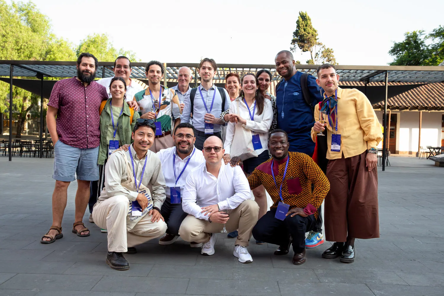 AFSEE Fellows and colleagues posing for a photo 