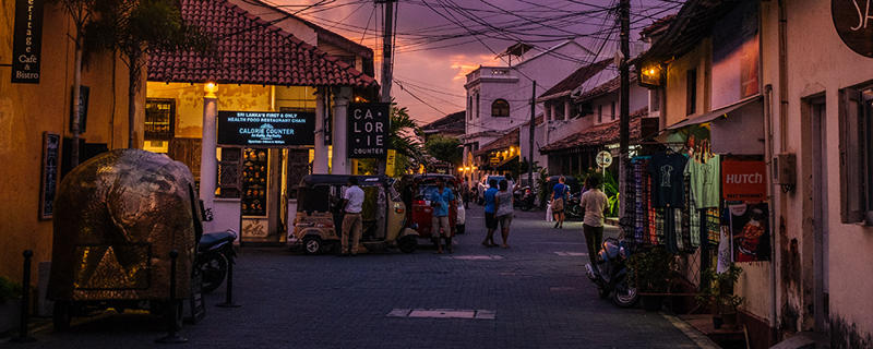 Street in Sri Lanka